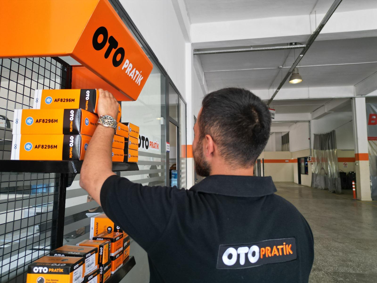 Batu Otomotiv Otopratik yedek parça rafı